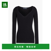 香港直邮Arch4 女士 Amirah 1h可退 罗纹羊绒毛衣 KNJP2353BLACK