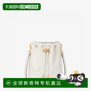Mini_Mini 歐洲直郵JIMMY CHOO Cinch 咖啡奶油皮包