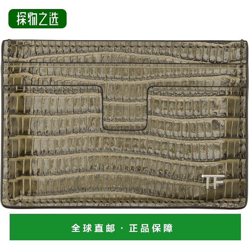 香港直邮Tom Ford 汤姆·福特 男士 卡其色 T Line 卡包 YM232LCL
