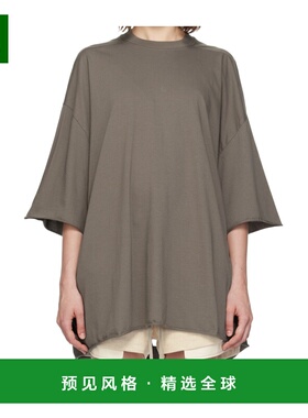 香港直邮RICK OWENS 女士外套 RP02E4204JA34 AW2025 灰色 短袖T