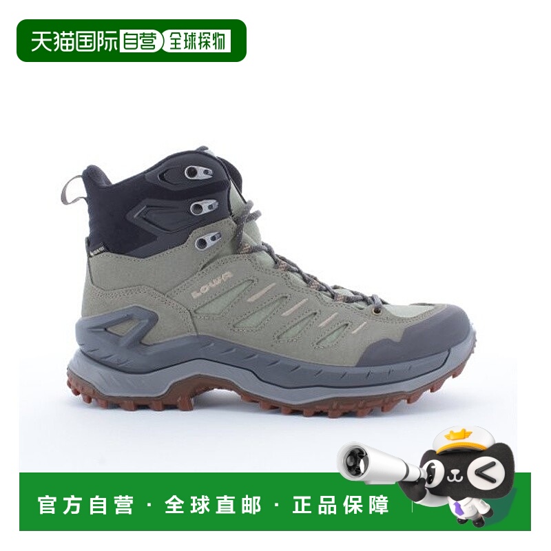 自营欧洲直邮LOWA INNOVO GTX MID男士春绿色防水科技面料登山鞋