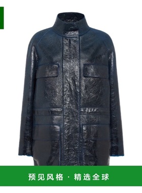 香港直邮Fendi 长袖皮夹克 FM5379AOND外套皮草