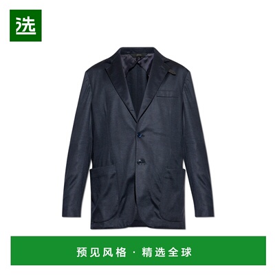 香港直邮BRIONI 男士西服 UJRQ0LPC6044241 SS2025 深蓝色 Blazer