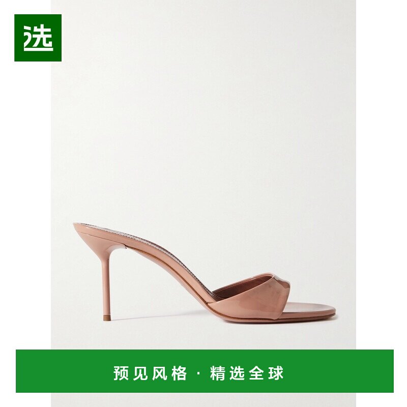 1h可退 Paris Texas 女士 Lidia 漆皮凉拖 PX1141XVN01DA拖鞋 - 实物图