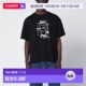 香港直邮Brain Dead 男士 1h可退 黑色带Logo印花T恤 BDF25TOO004