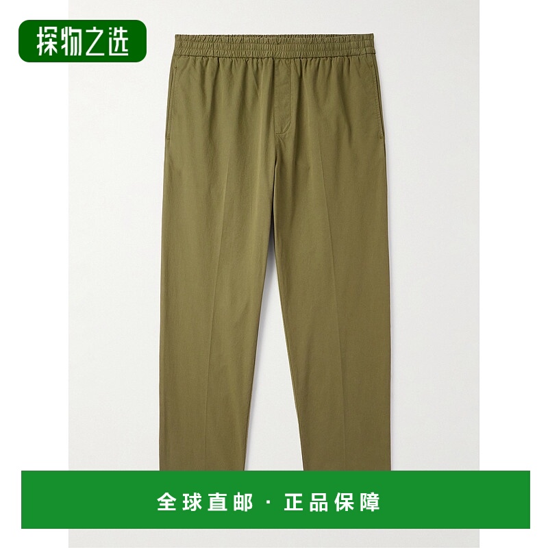 1h可退 香港直邮A.P.C. 男士 Pieter 直筒褶裥棉质裤子 COHKUH083