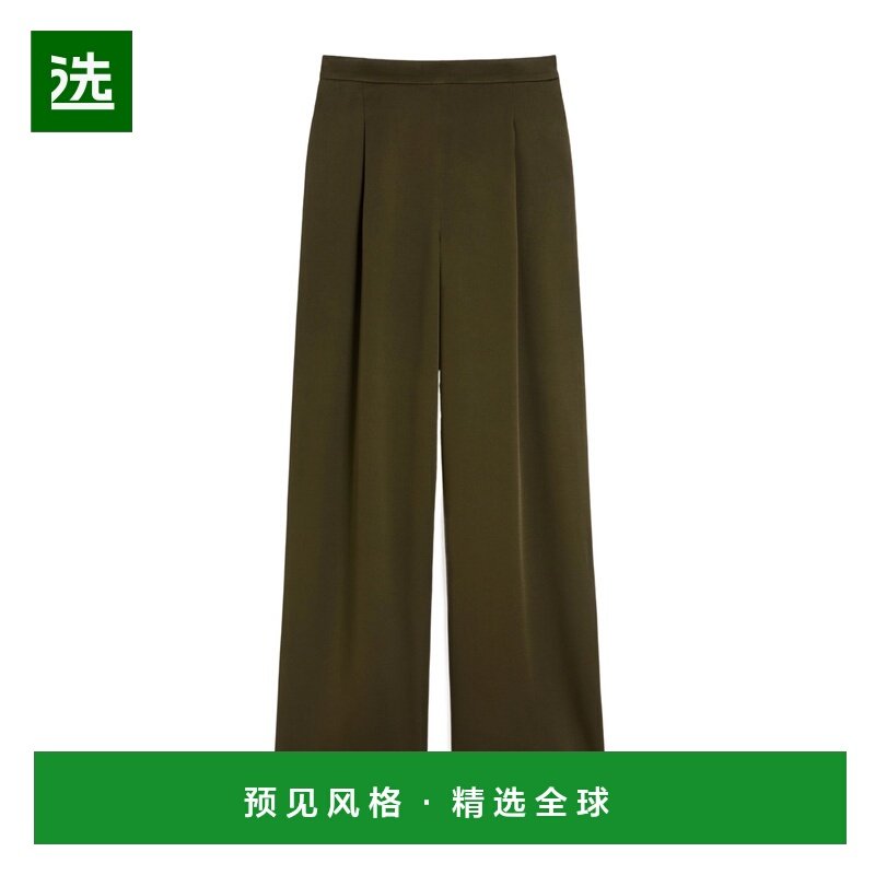 香港直邮MAX MARA 女士休闲裤 6131026306048 AW2025 绿色 Envers,女装/女士精品,休闲裤,淘宝优惠券,粉丝福利购,淘宝优惠卷