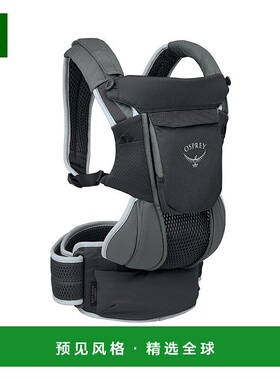 欧洲直邮Osprey小鹰 Poco Soft Child Carrier男女黑色尼龙婴背带