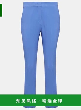 香港直邮Etro 艾特罗 女士 精细剪裁直筒长裤 blue蓝色 舒适时尚
