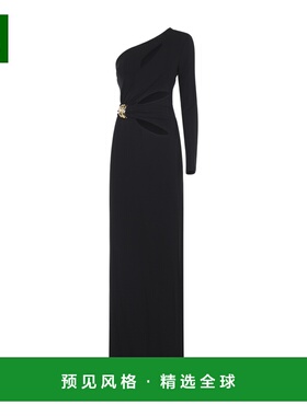 1h可退 香港直邮Elisabetta Franchi 女士 黑色晚装礼服 ABR2561E