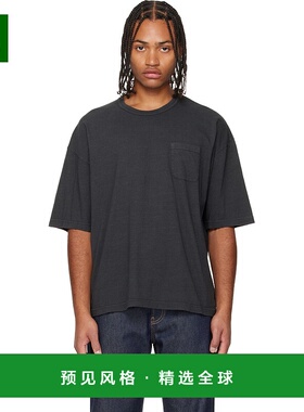 1h可退 香港直邮Visvim 维斯维木 男士 黑色 Ex Jumbo S/S DMGD T