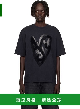 1h可退 香港直邮Acne Studios 艾克妮 男士 黑色 Logo Relaxed Fi