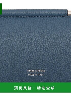 1h可退 香港直邮Tom Ford 汤姆·福特 男士 蓝色 Soft Grain Leat