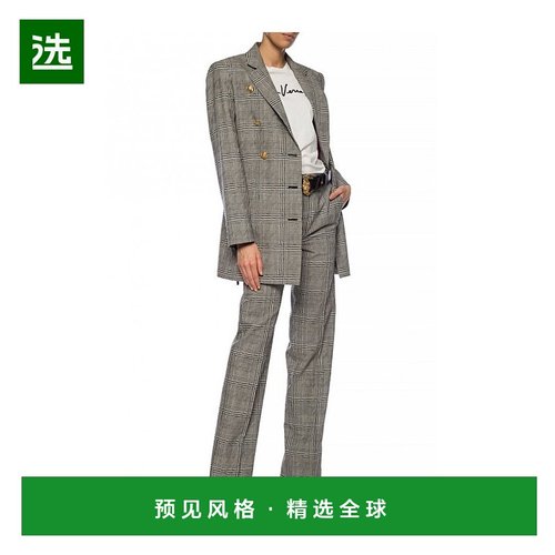 香港直邮Versace logo刺绣T恤 A85757A228806A2048短袖范思哲下摆