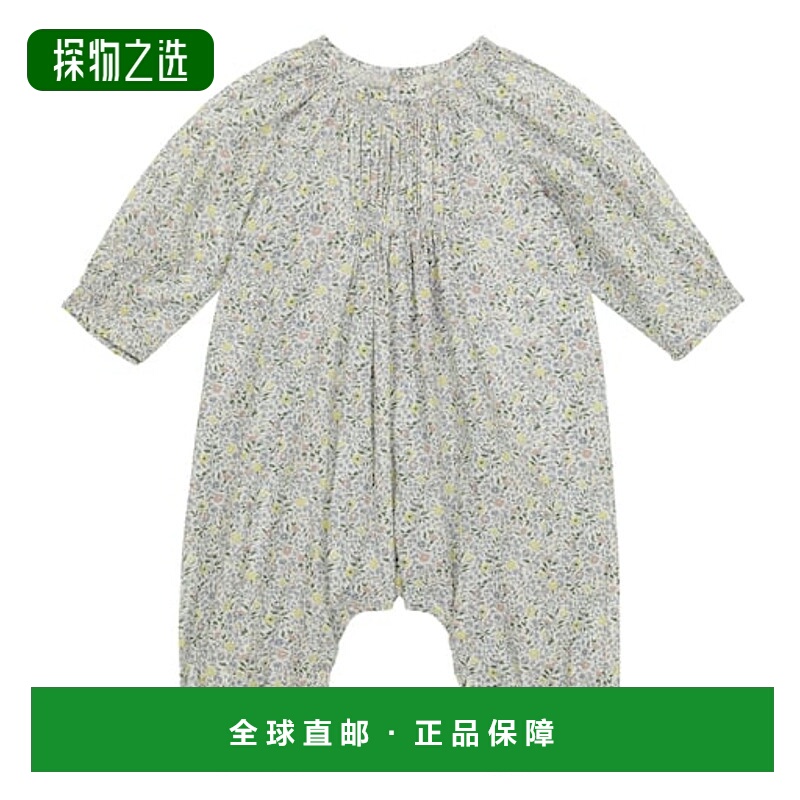 香港直邮Bonpoint 婴儿 Luce 花朵棉质连体衣童装