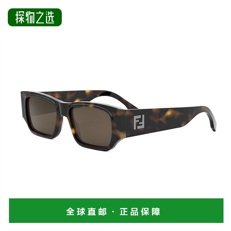 1h可退 香港直邮Fendi 芬迪 男士 FF FE40144I 52E 方形太阳镜 FE