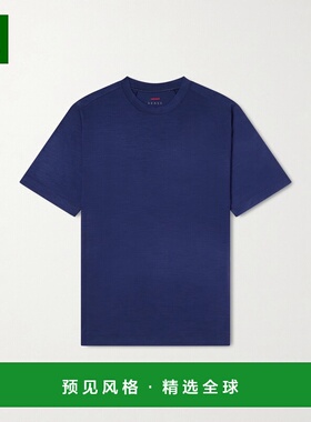 1h可退 Sease 男士 Runner 徽标印花美利奴羊毛T恤 TS039