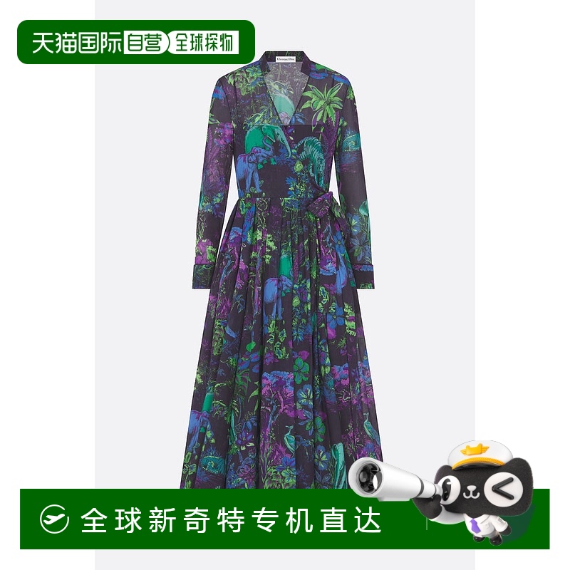 1小时内可退 香港直邮DIOR 迪奥 女士 中长连衣裙 341R37A3798