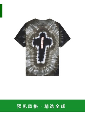 1h可退 香港直邮Pleasures 男士 染色感T恤 P25SP062BLACK