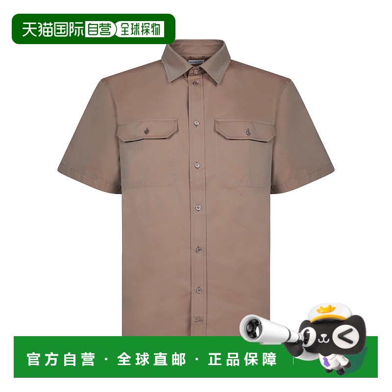 1h可退 欧洲直邮BURBERRY/博柏利 男士 衬衫博柏利 简约百搭 休闲
