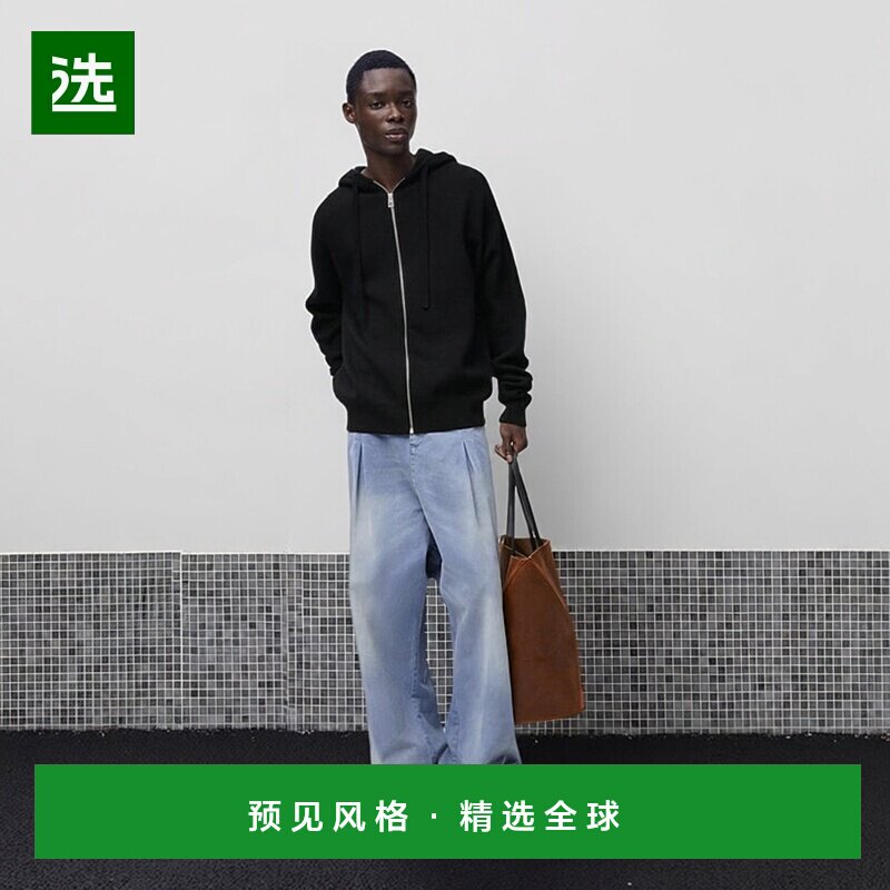 1h可退 欧洲直邮LOEWE(罗意威)24上新 羊毛字谜连帽衫拉链时尚潮