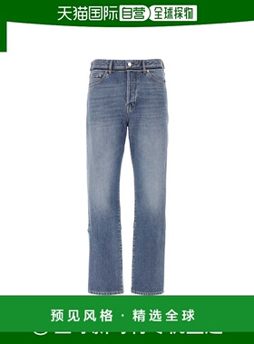 【99新未使用】香港直邮Valentino 徽标牛仔裤 2V3DE03T93B直筒