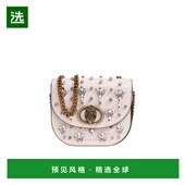女士斜挎包 香港直邮KURT GEIGER CHELSEASADDLECRYSTALS0BLUSHLE