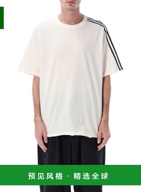 1h可退 香港直邮Y-3 男士T恤 KS9748WHT SS2026 白色 STRIPES S/S
