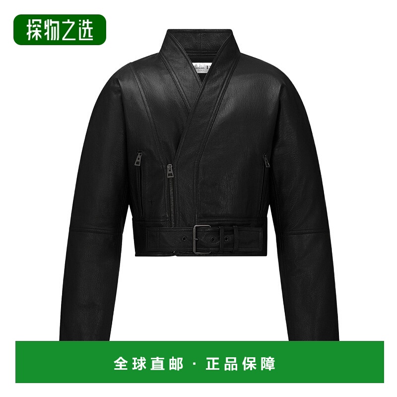 香港直邮Dior 长袖皮夹克 545V90A2009迪奥