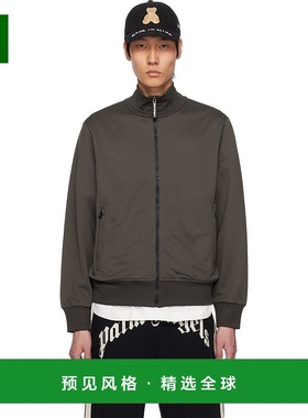 1h可退 香港直邮Palm Angels 棕榈天使 男士 灰色 Curved Logo 运