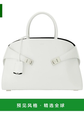 香港直邮Salvatore Ferragamo Hug双色手提包 215921