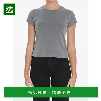 香港直邮Alexander Wang 亚历山大·王 女士 HOTFIX 印花童趣T恤