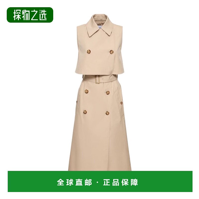 香港直邮Burberry Mona 华达呢中长连衣裙 78I-ZOL002