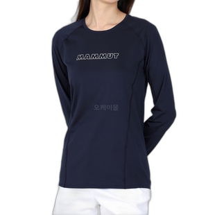 韩国直邮MAMMUT Selun FL 长袖女装 Logo 上衣 运动休闲 1016-014