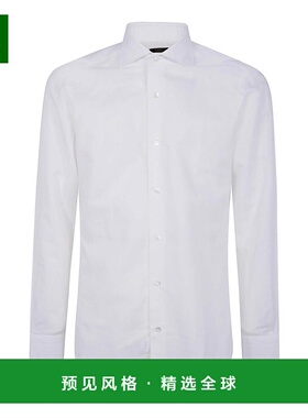 香港直邮BARBA 男士衬衫 K1U13P0147137U01 SS2025 白色