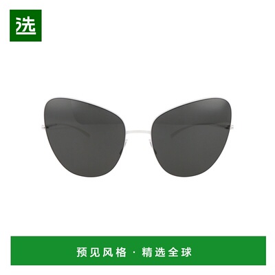 1h可退 香港直邮Mykita 女士 徽标太阳镜 MMESSE018 white白色 舒