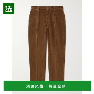 1h可退 drakes 男士 直筒棉质灯芯绒裤子 DR2A6E2261903