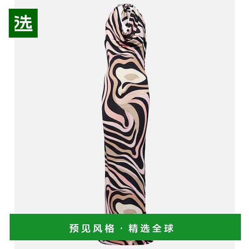 1h可退 香港直邮Emilio Pucci 璞琪 女士 Marmo 酒会礼服连衣裙