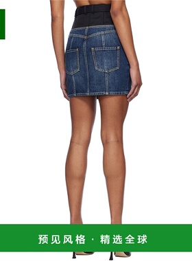 香港直邮Balmain 拼接半身裙 EF1LBA56DF25包臀裙