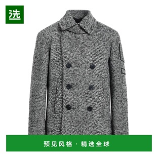 1h可退 香港直邮Neil Barrett 尼奥·贝奈特 男士 双排扣大衣