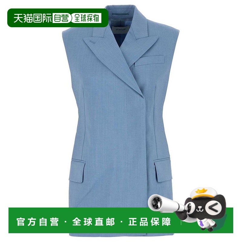 1h可退 香港直邮Sportmax 斯宝麦斯 女士 Ilex 無袖夾克 24222860
