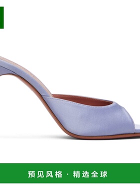 香港直邮Amina Muaddi 女士 蓝色 Alexa Slipper 95 凉鞋 SL00309