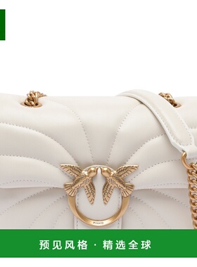 香港直邮PINKO 女士单肩包 100039A1EXZ14Q AW2025 白色 LOVE PUF