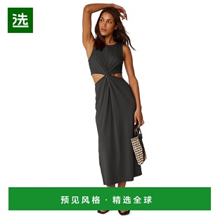 1h可退 香港直邮beyond yoga 女士 World 包围前襟扭纹连衣裙