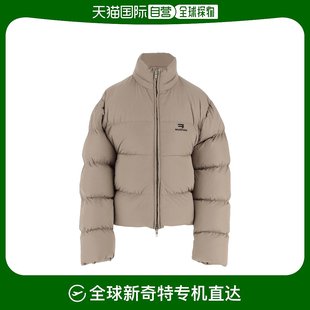 logo标识长袖 香港直邮Balenciaga 772262TPO0 99新未使用 棉服