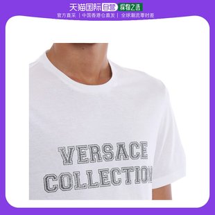 COLLECTION 男士 白色T恤 V700 香港直邮VERSACE V800683R VJ00536