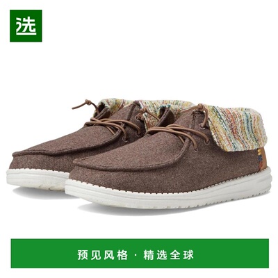 1h可退 【美国直邮】Hey Dude Wendy Wooly Twill 折叠靴 女鞋 时