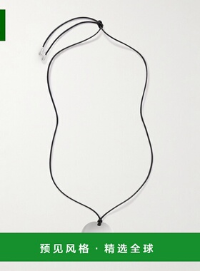 1h可退 香港直邮Sophie Buhai 女士 Moon 中号全绳子银色项链 FW2