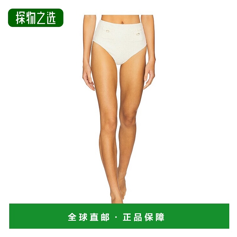 香港直邮Simkhai 女士 Diana 高腰比基尼内裤 3259070SW