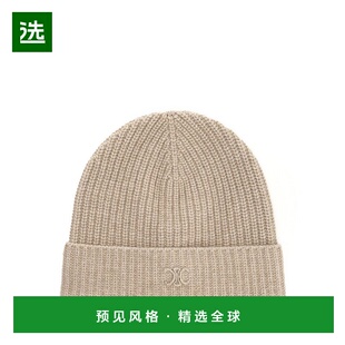 1h可退 香港直邮Celine 思琳 男士 Triomphe 標誌刺繡便帽 AA00E2